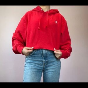 Champion cropped hoodie